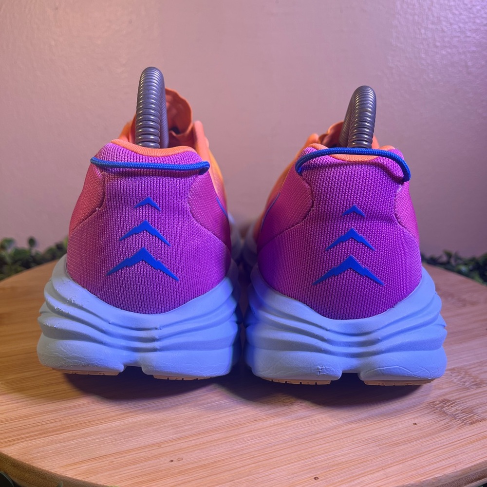 🔥 HOKA RINCON 3 MOCK ORANGE CYCLAMEN RUNNING ATHLETIC SHOES WOMENS SIZE 7.5B - Picture 5 of 11
